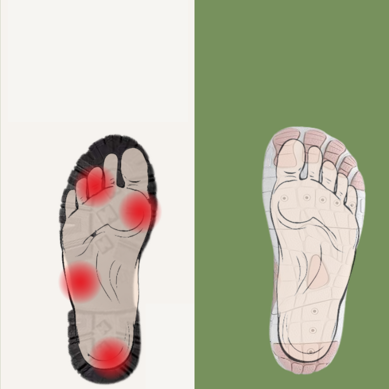 Unisexové zdravé a protiskluzové boty na bosé nohy