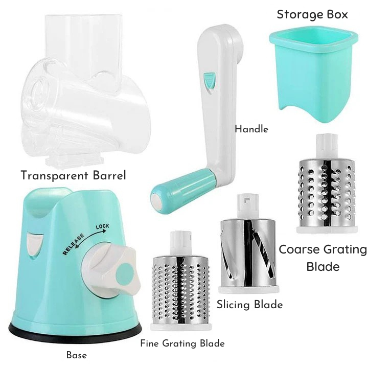 חתכו, גרדו ופרסו בקלות ללא מאמץ