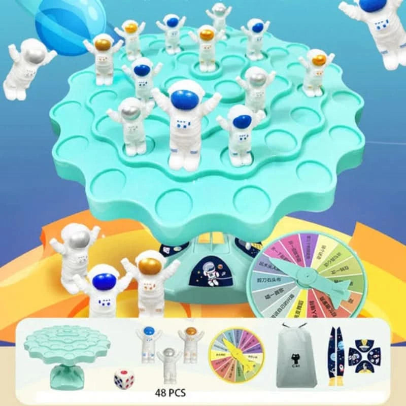 Jeu d’équilibre astronautes pour stimuler l’apprentissage