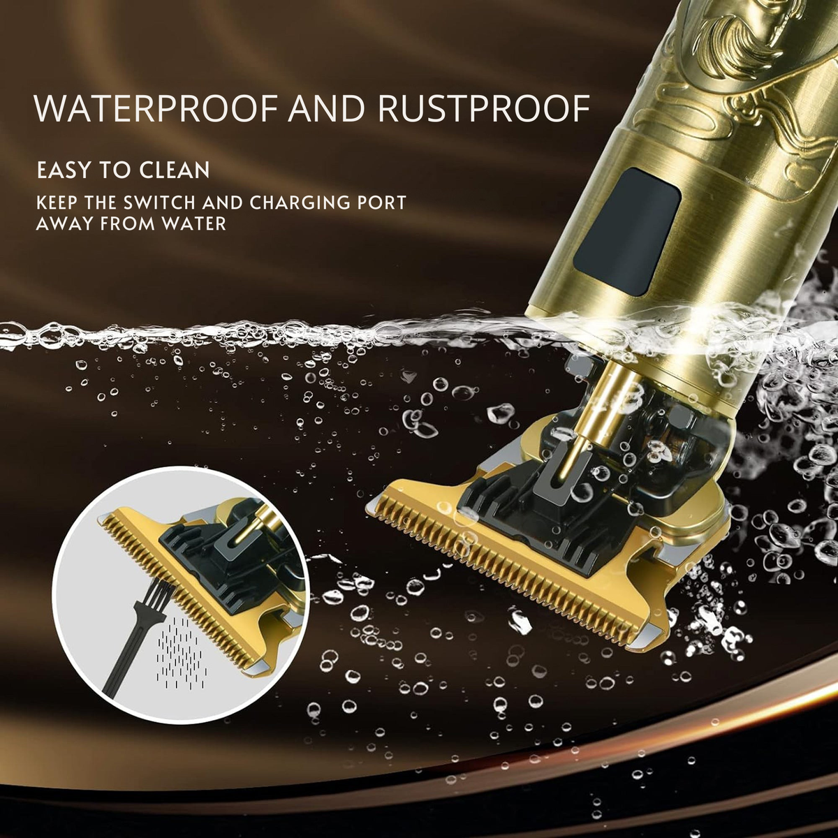 Precision trimmer with integrated digital display 
