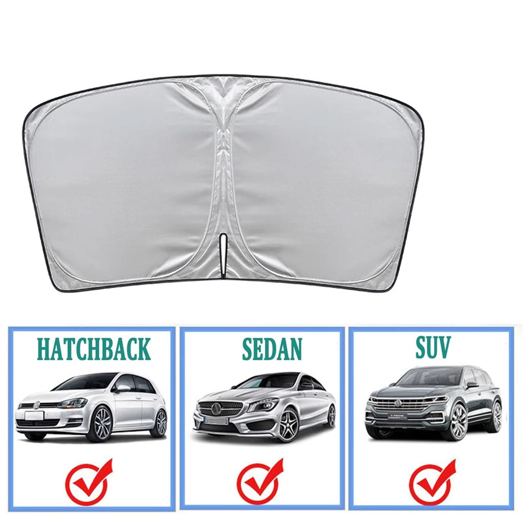 Custom and effective car sunshade heat protection 