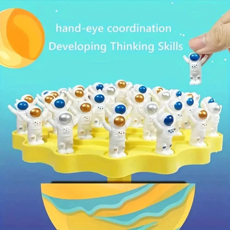 Jeu d’équilibre astronautes pour stimuler l’apprentissage