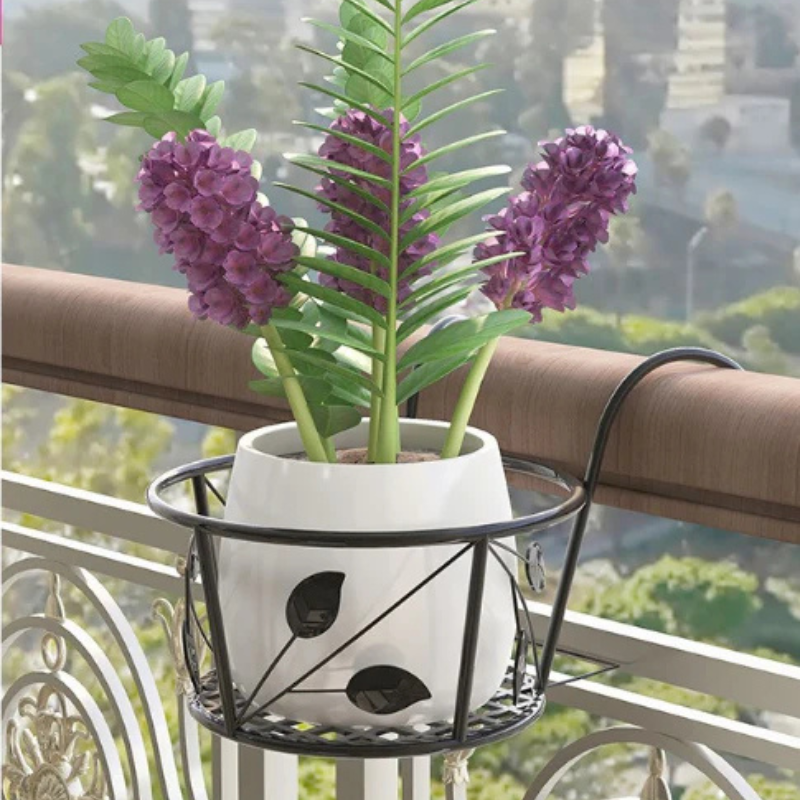 Soporte suspendido para macetas de flores 