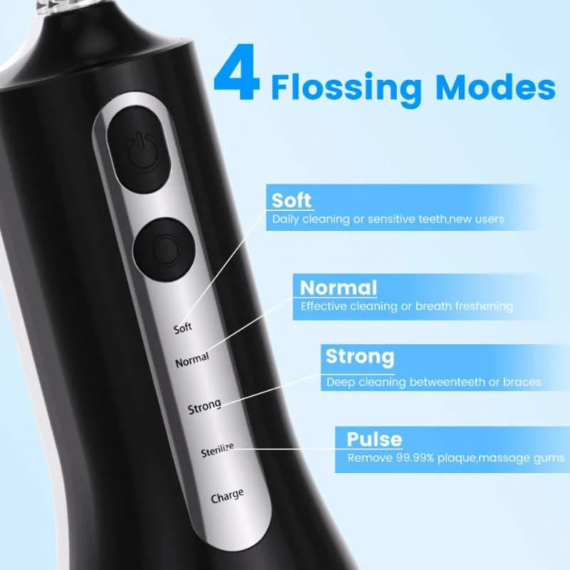 Nabíjateľný Hydropulse na dentálnu starostlivosť 