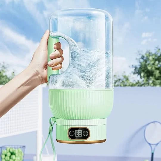 Bärbar blender för färsk juice när som helst 