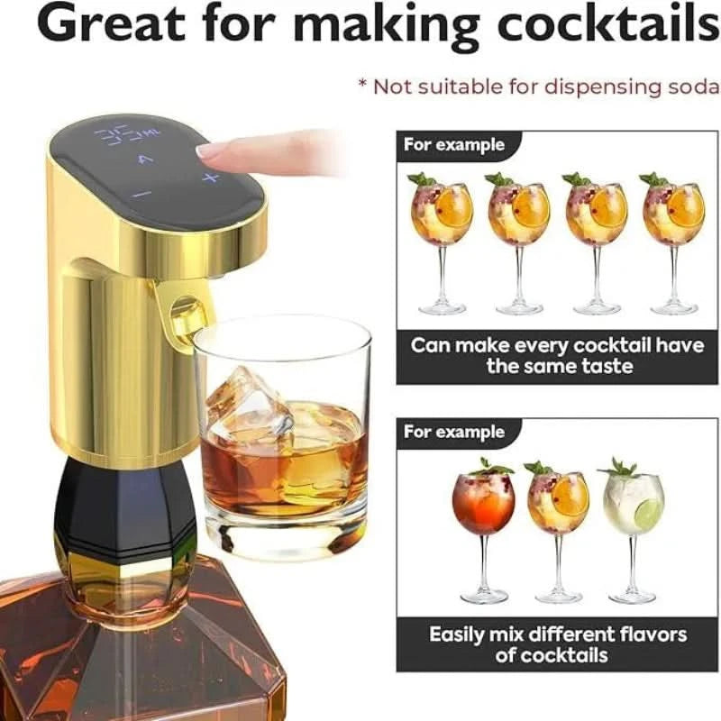 Präziser elektrischer Ausgießer für Wein und Getränke 