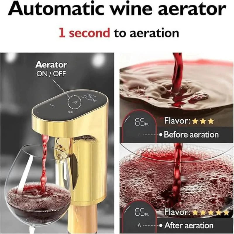 Präziser elektrischer Ausgießer für Wein und Getränke 