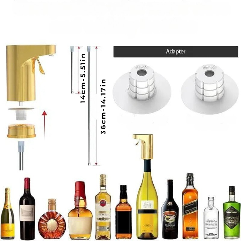 Präziser elektrischer Ausgießer für Wein und Getränke 